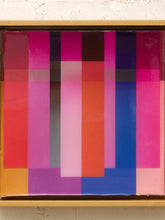 Load image into Gallery viewer, Colorful Geometric Abstract Painting in Pink, Purple & Cobalt