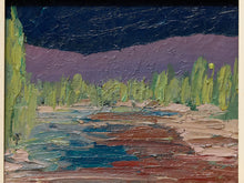 Load image into Gallery viewer, Lavender Passage by Spencer Collins Framed Abstract Landscape Painting