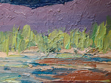 Load image into Gallery viewer, Lavender Passage by Spencer Collins Framed Abstract Landscape Painting