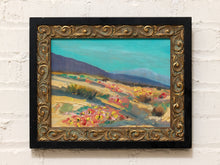 Load image into Gallery viewer, Desert Wildflowers by Spencer Collins Framed Landscape Painting with Mountains