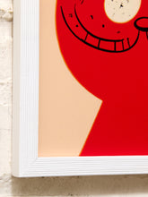 Load image into Gallery viewer, Whimsical Red Cat Pop Art Framed Wall Art