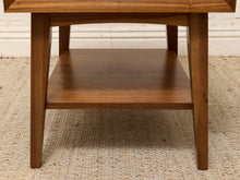 Load image into Gallery viewer, Mid-Century Modern Walnut Nightstand with Single Drawer