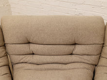 Load image into Gallery viewer, 70s-Style Curved Modular Sectional Sofa in Textured Gray