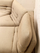 Load image into Gallery viewer, 70s-Style Curved Modular Sectional Sofa in Textured Gray