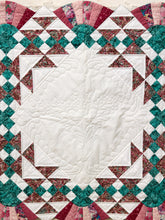 Load image into Gallery viewer, Pink and Green Pattern Quilt