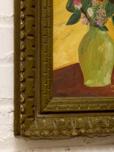 Load image into Gallery viewer, Flowers in Vase with Yellow Background