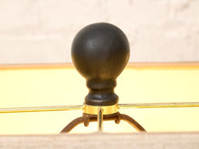 Load image into Gallery viewer, Vintage Hand-Carved Acanthus Wood Table Lamp with Linen Box Shade
