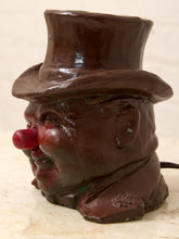 Load image into Gallery viewer, Vintage Folk Art Top Hat Character Sculpture