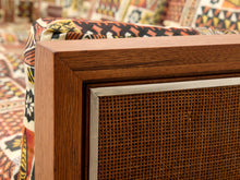 Load image into Gallery viewer, Vintage Mid-Century Sofa with Tiki Fabric