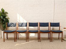Load image into Gallery viewer, Set of 5 Vintage Danish Modern Teak Dining Chairs