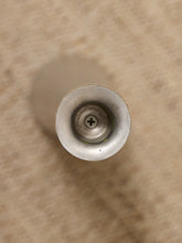 Load image into Gallery viewer, Hourglass Sculptural Floor Candle Holder in Taupe Gray