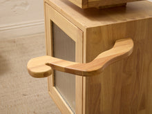 Load image into Gallery viewer, Sculptural Robot Cabinet with Smoked Glass Door