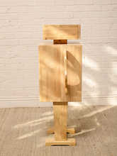 Load image into Gallery viewer, Sculptural Robot Cabinet with Smoked Glass Door