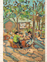 Load image into Gallery viewer, Aaron Donovan Original Expressionist Garden Gathering Painting