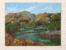 Load image into Gallery viewer, Aaron Donovan Original Expressionist Mountain Lake Landscape Painting