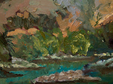Load image into Gallery viewer, Aaron Donovan Original Expressionist Mountain Lake Landscape Painting