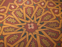 Load image into Gallery viewer, Vintage Moroccan Hand-Painted Hexagonal Side Table