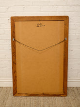 Load image into Gallery viewer, Vintage Mid-Century Modern Oak Rectangular Wall Mirror