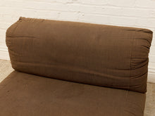 Load image into Gallery viewer, Vintage 1970s Oak Lounge Chair in Brown Upholstery