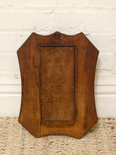 Load image into Gallery viewer, Antique Wood Shaving Mirror with Grooming Brushes
