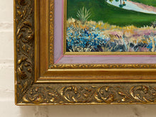 Load image into Gallery viewer, Vintage Signed California Desert Landscape Painting in Ornate Frame