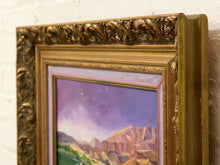 Load image into Gallery viewer, Vintage Signed California Desert Landscape Painting in Ornate Frame