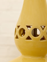 Load image into Gallery viewer, Vintage Mid-Century Atomic Ceramic Table Lamp with Cutout Base