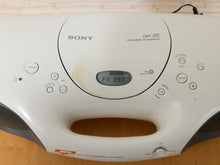 Load image into Gallery viewer, Vintage Sony Space Age Portable CD Boombox