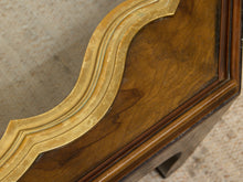 Load image into Gallery viewer, Vintage Chinoiserie Octagonal Glass Top Coffee Table