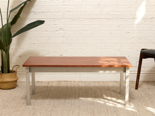 Load image into Gallery viewer, Vintage Modernist Wood and Metal Coffee Table