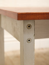 Load image into Gallery viewer, Vintage Modernist Wood and Metal Coffee Table