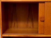 Load image into Gallery viewer, Vintage Danish Modern Teak Wall Unit - Secretary Cabinet