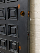 Load image into Gallery viewer, Vintage Black Mid Century Door