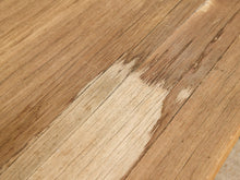 Load image into Gallery viewer, Close-up of a wooden surface with visible grain and a worn, lighter patch in the center-right area.