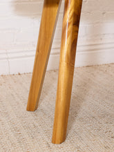 Load image into Gallery viewer, Vintage Live Edge Wood Side Table
