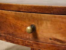 Load image into Gallery viewer, Image 9 of 16: Vintage Mid-Century Modern Oval Wood Coffee Table with Drawer