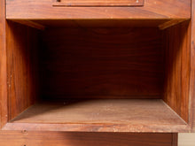Load image into Gallery viewer, Image 14 of 22: Vintage Danish Modern Teak Queen or King Headboard with Adjustable Nightstands