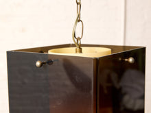 Load image into Gallery viewer, Image 17 of 24: Vintage Smoked Acrylic Geometric Pendant Light