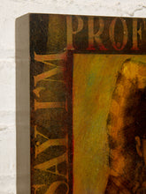 Load image into Gallery viewer, Image 4 of 9: A close-up of a textured canvas print featuring the phrase 'SAY I'M PRO.