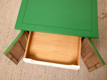 Load image into Gallery viewer, Image 19 of 21: Pair of Vintage Kelly Green Fluted Cabinet Nightstands