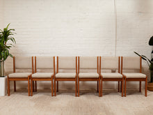 Load image into Gallery viewer, Set of 6 Danish Modern Teak Chairs