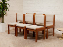 Load image into Gallery viewer, Set of 6 Danish Modern Teak Chairs