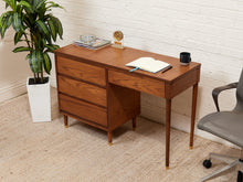 Load image into Gallery viewer, Oak 4 Drawer Desk