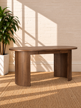 Load image into Gallery viewer, Image 1 of 4: Nori Walnut Desk with Drawer