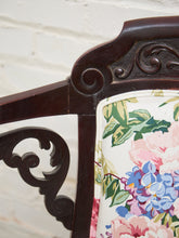 Load image into Gallery viewer, 19th Century Hand Carved Walnut or Mahogany in the Rococo Lion Arm Settee