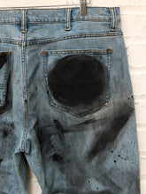 Load image into Gallery viewer, Hand-Painted Abstract Art Denim Jeans