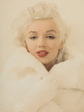Load image into Gallery viewer, Marilyn Monroe photograph in all mink vintage
