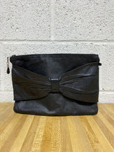 Load image into Gallery viewer, Vintage Soft Black Leather Handbag