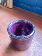 Load image into Gallery viewer, Vintage Small Purple Planter
