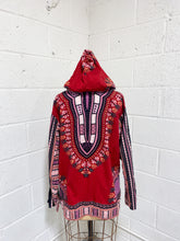 Load image into Gallery viewer, Dashiki Pullover with Hood (L)
